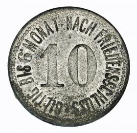 Obrazek dla: 10 fenigów 1917 Oberammergau Bawaria