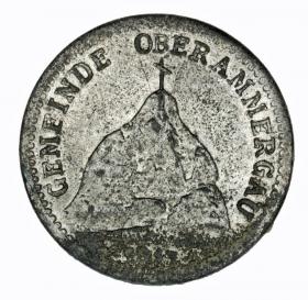 Obrazek 2 dla: 10 fenigów 1917 Oberammergau Bawaria