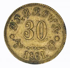Obrazek dla: Żeton 30 Dąbrowa 1861 Polska