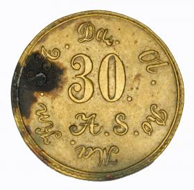 Obrazek 2 dla: Żeton 30 Dąbrowa 1861 Polska