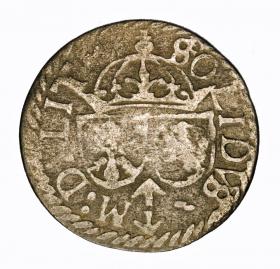Obrazek 2 dla: Szeląg 1614 Zygmunt III Waza Wilno