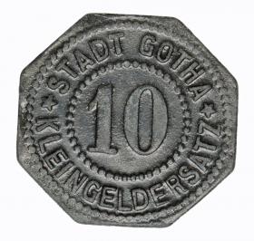 Obrazek dla: 10 fenigów Gotha Saksonia