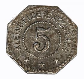 Obrazek dla: 5 fenigów 1917 Torgau Saksonia