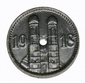 Obrazek 2 dla: 15 fenigów 1918 Monachium Bawaria