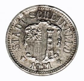 Obrazek dla: 10 fenigów 1921 Scheinfeld Bawaria