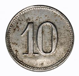 Obrazek 2 dla: 10 fenigów 1921 Scheinfeld Bawaria