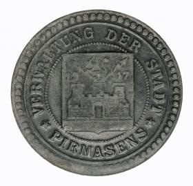 Obrazek 2 dla: 50 fenigów 1917 Pirmasens Palatynat