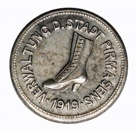 Obrazek 2 dla: 10 fenigów 1919 Pirmasens Palatynat