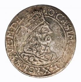 Obrazek dla: Szóstak 1662 Jan Kazimierz Kraków