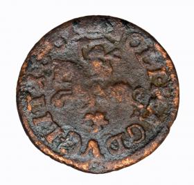 Obrazek 2 dla: Szeląg 1661 Jan Kazimierz Ujazdów