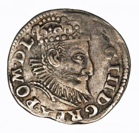 Obrazek dla: Trojak 1597 Zygmunt III Waza Poznań