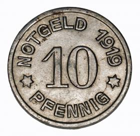 Obrazek dla: 10 fenigów 1919 Gryfów Śląski / Greiffenberg