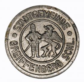 Obrazek 2 dla: 10 fenigów 1919 Gryfów Śląski / Greiffenberg