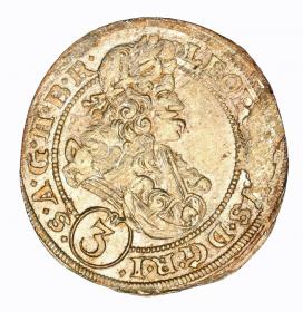 Obrazek dla: 3 krajcary 1696 Leopold I Habsburg Brzeg