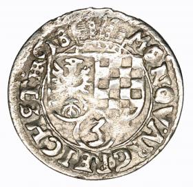 Obrazek dla: 3 krajcary 1618 Jan Krystian Jerzy Rudolf Księstwo Brzesko Legnicko Wołowskie Złoty Stok
