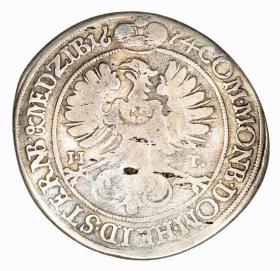 Obrazek 2 dla: 15 krajcarów 1694 Sylwiusz Fryderyk Witemberski Księstwo Oleśnicko Bierutowsko Radziejowskie Oleśnica