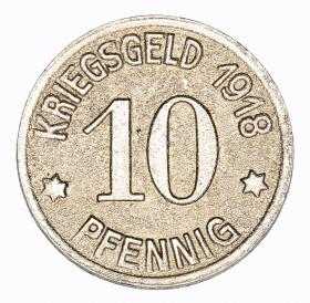 Obrazek dla: 10 fenigów 1918 Koblencja Nadrenia