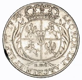 Obrazek 2 dla: Talar 1754 August III Lipsk