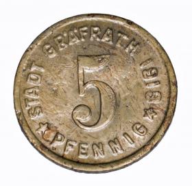 Obrazek dla: 5 fenigów 1919 Grafrath Nadrenia