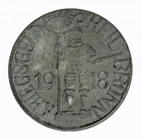 Obrazek 2 dla: 10 fenigów 1918 Heilbronn Witembergia