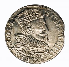 Obrazek dla: Trojak 1594 Zygmunt III Waza Malbork