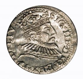 Obrazek dla: Trojak 1593 Zygmunt III Waza Ryga