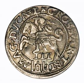 Obrazek dla: Trojak 1562 Zygmunt II August Wilno