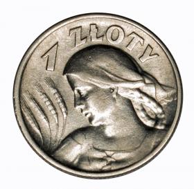 Obrazek dla: 1 złoty 1925 Kobieta z kłosami Londyn