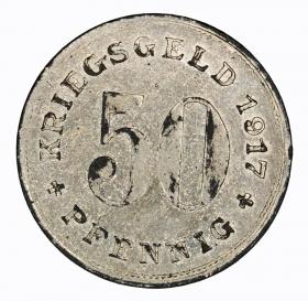 Obrazek dla: 50 fenigów 1917 Wattenscheid Westfalia