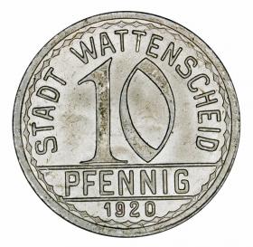 Obrazek dla: 10 fenigów 1920 Wattenscheid Westfalia