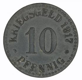 Obrazek dla: 10 fenigów 1917 Cassel Hesja