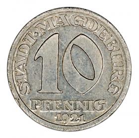 Obrazek dla: 10 fenigów 1921 Magdeburg Saksonia