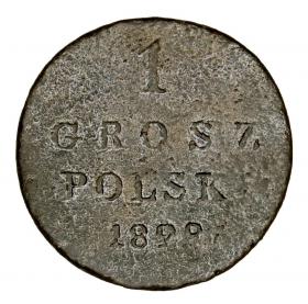 Obrazek dla: 1 grosz 1818 Aleksander I Romanow Królestwo Polskie pod zaborem rosyjskim