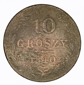 Obrazek dla: 10 groszy 1840 Mikołaj I Romanow byłe Królestwo Polskie Warszawa