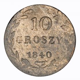 Obrazek dla: 10 groszy 1840 Mikołaj I Romanow byłe Królestwo Polskie Warszawa