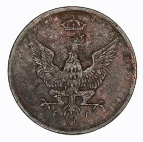 Obrazek 2 dla: 5 fenigów 1917 Królestwo Polskie Stuttgart
