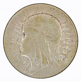 Obrazek dla: 5 złotych 1932 Głowa kobiety II RP Warszawa