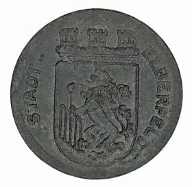 Obrazek 2 dla: 5 fenigów 1917 Elberfeld Nadrenia