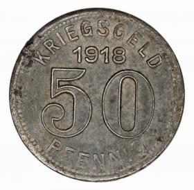 Obrazek dla: 50 fenigów Elberfeld Nadrenia