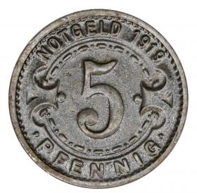 Obrazek dla: 5 fenigów 1919 Witten Westfalia