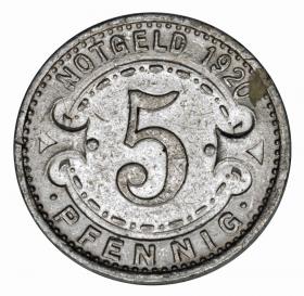 Obrazek dla: 5 fenigów 1920 Witten Westfalia