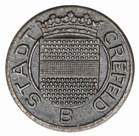 Obrazek 2 dla: 10 fenigów 1918 Crefeld Nadrenia