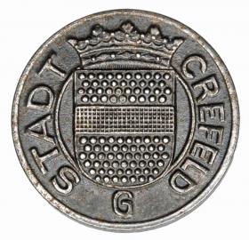 Obrazek 2 dla: 5 fenigów 1919 Crefeld Nadrenia