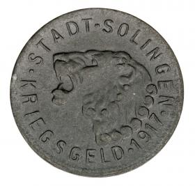 Obrazek dla: 50 fenigów 1917 Solingen Nadrenia
