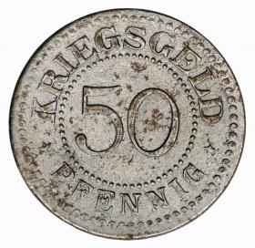 Obrazek dla: 50 fenigów 1917 Solingen Nadrenia