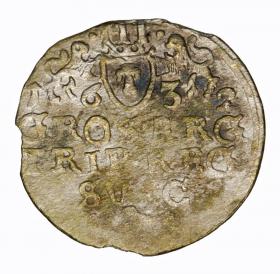 Obrazek 2 dla: Trojak 1632 Gustaw II Adolf Elbląg