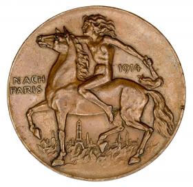 Obrazek dla: Medal propagandowy 1914 Wielka Brytania 