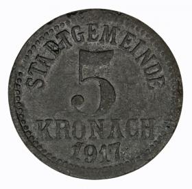 Obrazek dla: 5 fenigów 1917 Kronach Bawaria