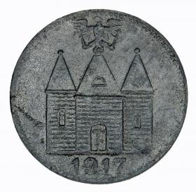 Obrazek 2 dla: 5 fenigów 1917 Wittenberge Brandenburgia