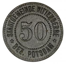 Obrazek dla: 50 fenigów 1917 Wittenberge Brandenburgia